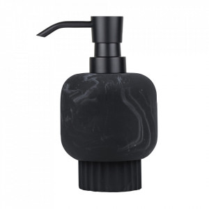 Dispenser sapun lichid negru din polirasina si metal 8x15 cm Attitude Mette Ditmer Denmark