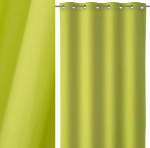 Draperie verde din bumbac si poliester 140x260 cm Loving Colors Teresa The Home Collection
