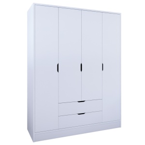 Dulap alb 182 cm Durso The Home Collection