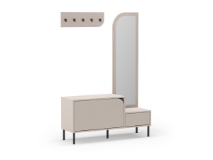 Dulap lobby crem din metal 172 cm Bea Quiet Object
