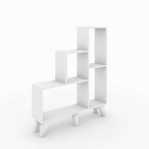 Etajera alba 106 cm Nisa The Home Collection