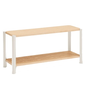 Etajera crem din lemn 59 cm Bona Teulat
