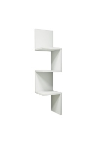 Etajera de perete alba 25 cm Zikzak The Home Collection