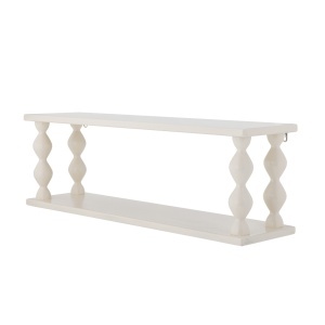 Etajera de perete alba din lemn 26 cm Salino Bloomingville