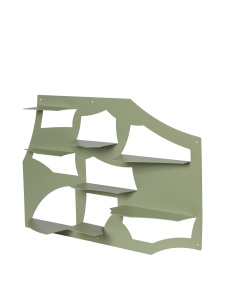 Etajera de perete verde din metal 50 cm Leta Ferm Living
