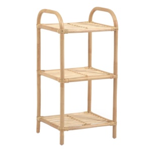 Etajera din ratan maro 80 cm Ormela Kave Home