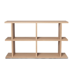 Etajera maro deschis din lemn 72 cm Kona Ferm Living