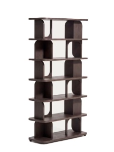 Etajera maro din lemn 188 cm Aduma Walnut Kave Home