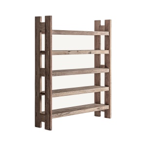 Etajera maro din lemn 208 cm Helmond Vical Home