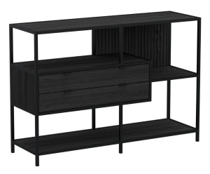 Etajera neagra din metal 78 cm Seaford Avy Actona Company