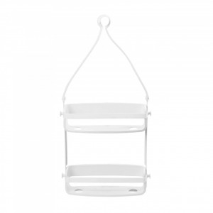 Etajera pentru baie alba din plastic 65 cm Flex Umbra