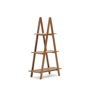 Etajera pentru exterior maro din lemn 140 cm Victora Kave Home