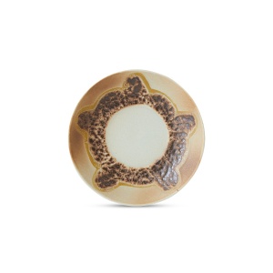 Farfurioara multicolora din ceramica 12 cm 70s Rocky HKliving