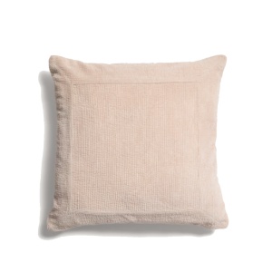 Fata de perna bej din catifea 50x50 cm Seliria Corduroy Kave Home