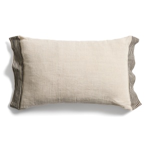 Fata de perna bej din fibre naturale 40x60 cm Disea Kave Home