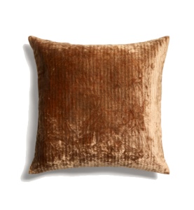 Fata de perna galben mustar din catifea 45x45 cm Caril Kave Home