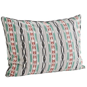 Fata de perna multicolora din bumbac 50x70 cm Ikat Madam Stoltz