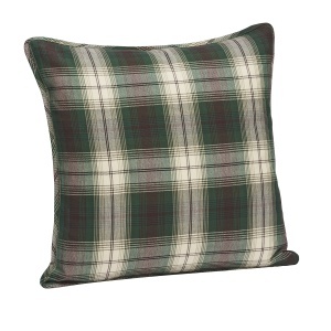 Fata de perna patrata multicolora din bumbac 50x50 cm Woven Green Madam Stoltz