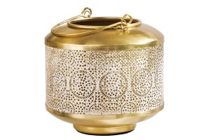 Felinar auriu din metal 19 cm Orient The Home Collection