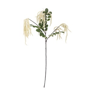 Floare artificiala alba/verde din fibre sintetice 70 cm Reed Bloomingville