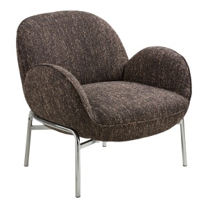 Fotoliu din textil maro Zomba House Nordic