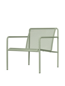 Fotoliu exterior verde ceai din metal Dapple Ferm Living