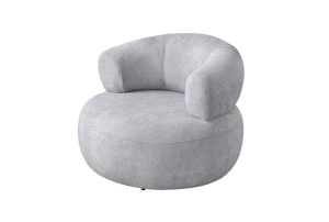 Fotoliu gri din textil Roma The Home Collection