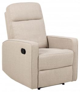 Fotoliu recliner din textil crem Asila Quiet Object