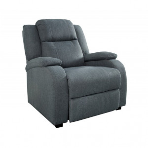 Fotoliu recliner gri din poliester Hollywood The Home Collection