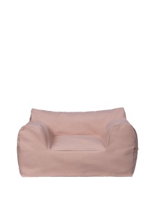 Fotoliu tip puf roz din bumbac Billow Ferm Living