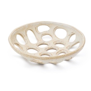 Fructiera bej din ceramica 21 cm Zunel Kave Home