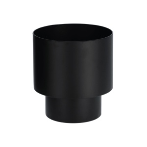 Ghiveci negru din metal 28 cm Mash Kave Home