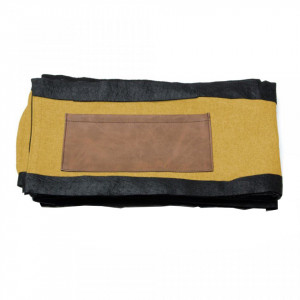 Husa pentru cadru pat galben mustar din textil 150x190 cm Dyla Kave Home