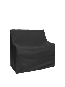 Husa protectie canapea neagra din fibre sintetice Desert 1 person Ferm Living