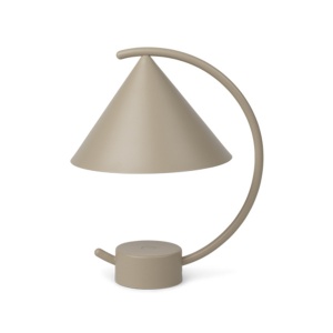 Lampa birou din metal crem 26 cm Meridian LED Ferm Living