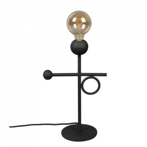 Lampa birou neagra din fier 40 cm Loyd Dutchbone