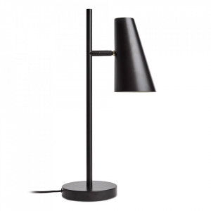 Lampa birou neagra din metal 50 cm Cono Woud