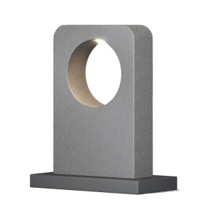 Lampa pentru exterior gri din metal Betone Maytoni