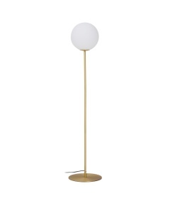 Lampadar alb/auriu din metal 165 cm Brisia Kave Home