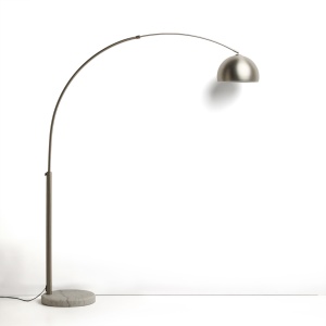 Lampadar argintiu din metal 160 cm Madali Kave Home