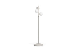 Lampadar bej din metal cu 3 becuri 137 cm Kaktee FEST