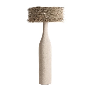 Lampadar bej/maro din fibre naturale 147 cm Nyland Vical Home