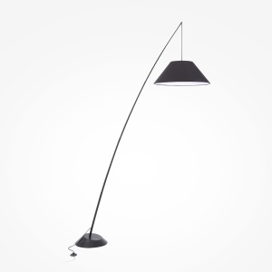 Lampadar negru din metal 235 cm Campanula Maytoni