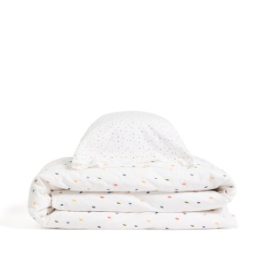 Lenjerie pat copii multicolora din bumbac 45x110 / 150x220 cm Epifania Kave Home