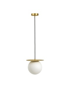 Lustra alba/aurie din metal Brisia 20 Kave Home