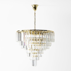 Lustra aurie din metal cu 20 becuri Versailles Zuma Line