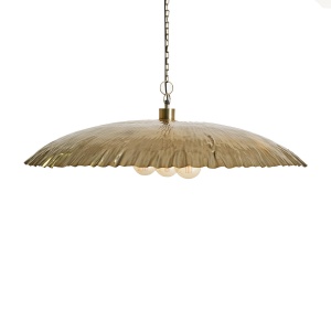 Lustra aurie din metal cu 3 becuri Nalha Vical Home
