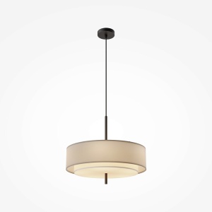 Lustra gri deschis/neagra din metal cu 5 becuri Bergamo Maytoni
