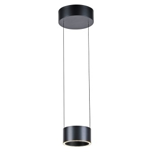 Lustra gri inchis din metal cu 2 LED-uri PURE Clipse Zuma Line