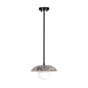 Lustra neagra/gri din metal Baxter Thai Natura